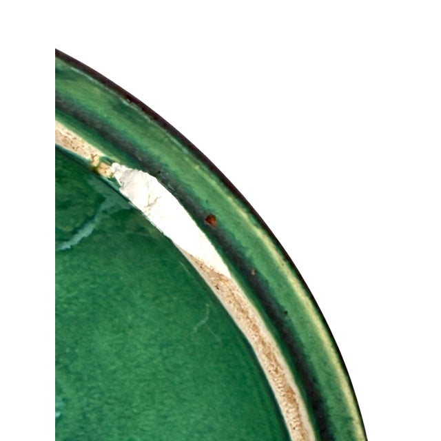 Art Deco Green Ceramic Bowl / Vide Poche, Angelo Biancini, Società Ceramica Italiana, Laveno Italy 1930s For Sale - Image 12 of 12