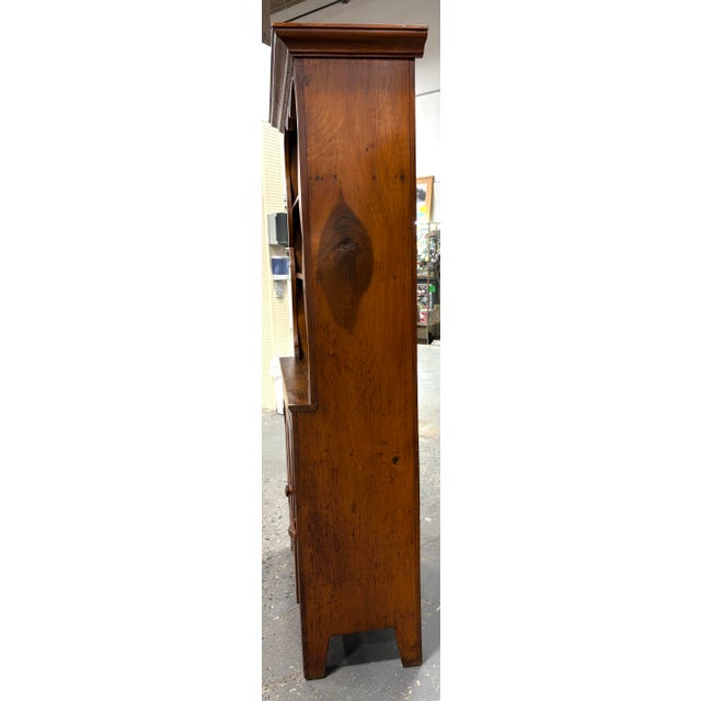 Antique Rustic Handcrafted American Pine Hutch For Sale - Image 11 of 12