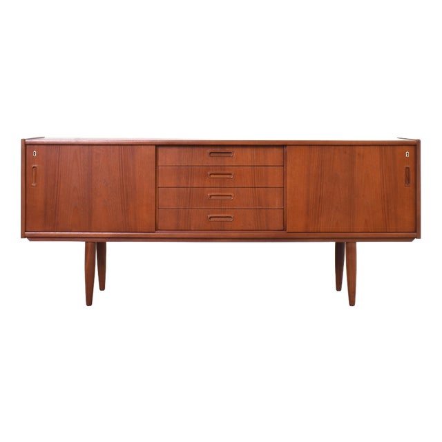 Mid-Century Danish Teak Sideboard, 1960s For Sale