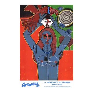 Corneille 'La Sensualite du Sensible' Contemporary Serigraph For Sale
