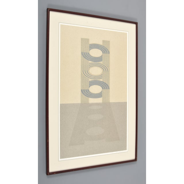 Oyster Gray 1970s Original Signed 41" Bong Tae Kim Ullin Prints, Signed Editions "Ullin I" and "Ullin II" - Set of 2 For Sale - Image 8 of 18