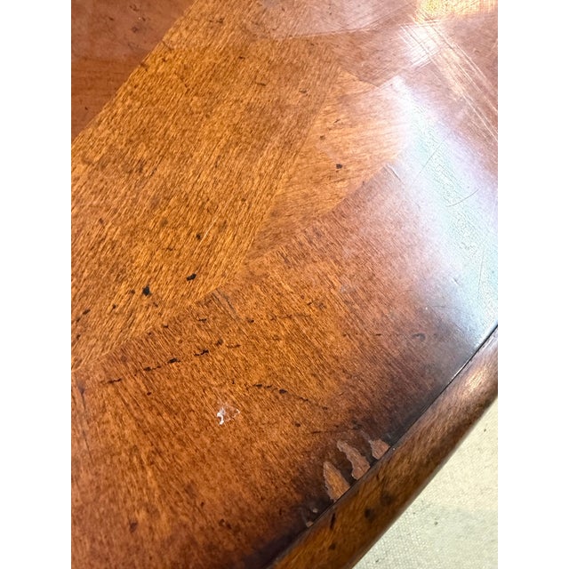 Wood Round Empire Dining Table For Sale - Image 7 of 7