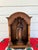 Gothic Antique French Carved Oak Statue Niche St. Thérèse Gothic Shrine C1930 For Sale - Image 3 of 18