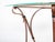 French Faux Leather Wrought Iron Console Table For Sale - Image 12 of 12