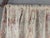 Antique 1920s French Cotton Curtain Panel, Pink and Brown Stripe With Florals For Sale - Image 11 of 15