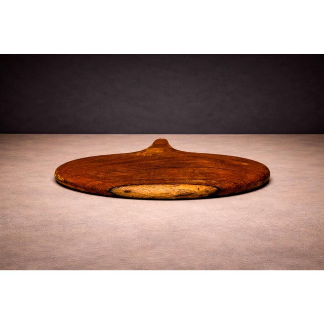 Brown Large Cheese Board in Tzalam Wood, Taller Maya, Mexico, 2024 For Sale - Image 8 of 11