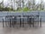 Set of Eight Attributed Artelano Black Leather Arm Chairs, Italy 1980s For Sale - Image 15 of 18