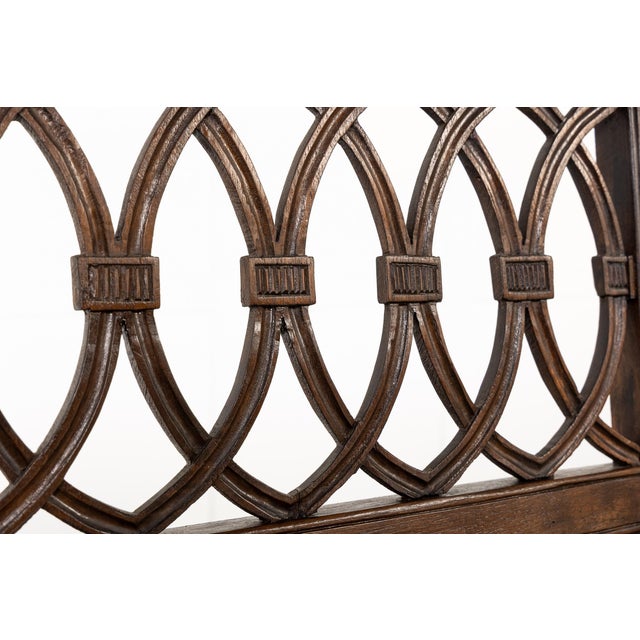 An Attractive Late 18th Century Italian Walnut Bench. Executed throughout in walnut, it has simple square tapering legs...