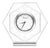 Harcourt Crystal Table Clock from Baccarat, 2000s For Sale