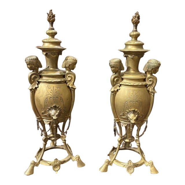 19th Century French Renaissance Revival Urns Circa 1870 For Sale