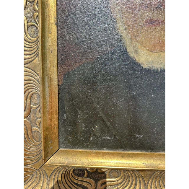 Piet Hein Eek Heinrich Pforr, Portrait of a Gentleman with a White Beard, 1909, Oil on Canvas For Sale - Image 4 of 12