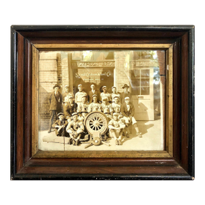 1920s Photo of the Seawell Cushion Wheel Co. Baseball Team of Detroit