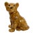 Vintage Ceramic Lion Cub Sculpture For Sale