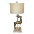 Vintage Brass and Lucite Tabletop Animal Lamp For Sale