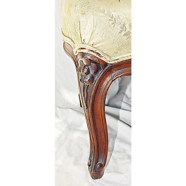 Wood Antique French Louis XV Style Child's Chair For Sale - Image 7 of 9