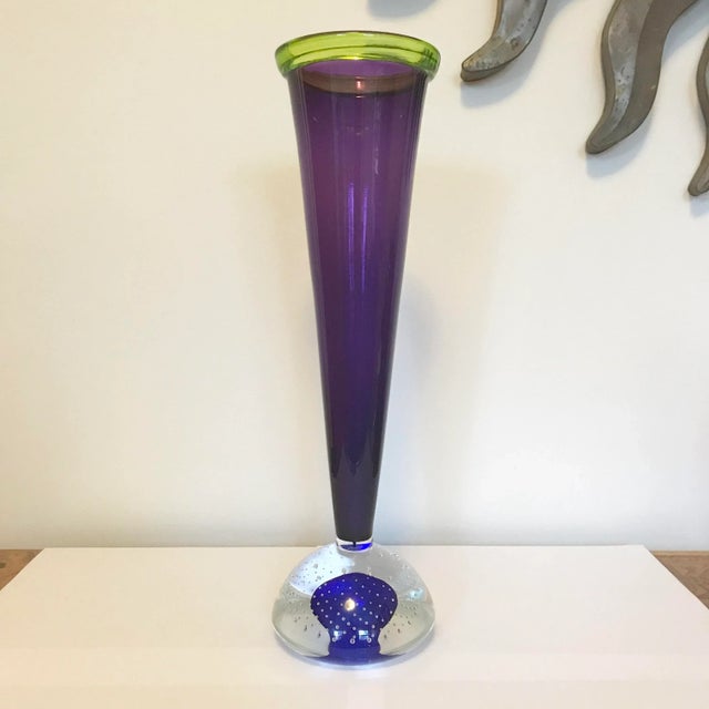 Art Glass Vase by Young & Constantin For Sale In Richmond - Image 6 of 6