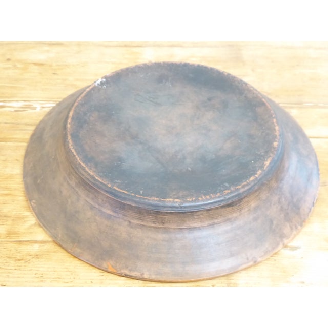 Antique Thomas Toft Large Round Ceramic Platter For Sale - Image 4 of 5