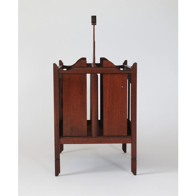 Mission Vintage Arts & Craft Style Magazine Rack For Sale - Image 3 of 15