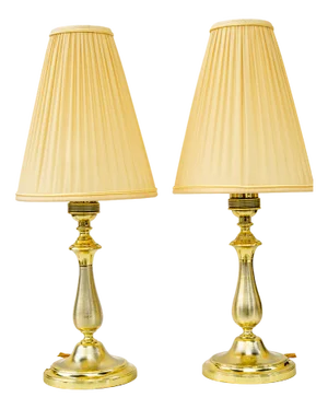 Art Deco Table Lamps, Vienna, 1920s, Set of 2