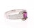This ring has a beautiful Oval Cut Ruby that weighs 0.93 carats and is surrounded by 78 Round Cut Diamonds that weigh 0.41...