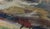 Brown 1970s Oil Painting City Landscape For Sale - Image 8 of 10