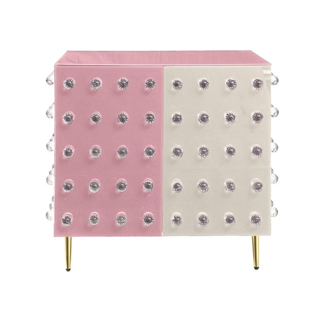 Italian Pair of Glass Cabinets "Big Babol" Style - Made in Italy For Sale - Image 3 of 7