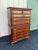 Chippendale Cherry Chippendale 6-Drawer Chest of Drawers For Sale - Image 3 of 12