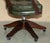 Vintage Chesterfield Captain's Chair in Bottle Green Tufted Leather For Sale - Image 12 of 18