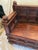 Wood Antique Victorian Edwardian Revival Paneled Settle, Storage Settle, Monks Bench For Sale - Image 7 of 17