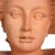 Antique Terra Cotta Bust of a Debutante in Victorian Finery on Wood Plinth C1910 For Sale - Image 6 of 14