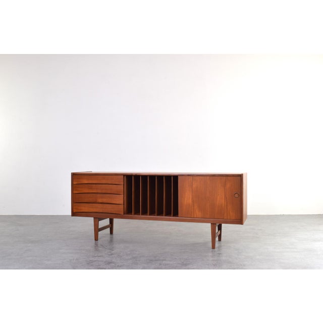Ikea Mid-Century Modern Teak Hi-Fi Sideboard by Erik Wørts for Ikea, 1960s For Sale - Image 4 of 17