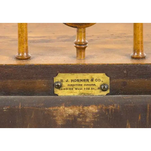 Late 19th Century R. J. Horner American Victorian Faux Bamboo Desk For Sale - Image 5 of 13