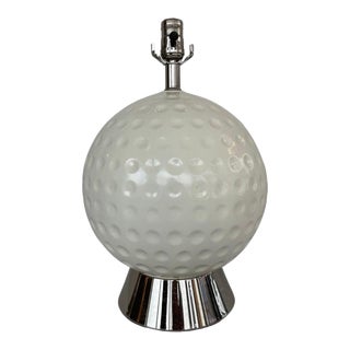 1970s Golf Ball Form Table Lamp For Sale