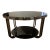 Beautiful Smoked Glass Cocktail Table For Sale