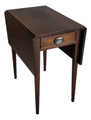 Vintage C1960s Craftique Federal Style Pembroke Drop Leaf Side Table
