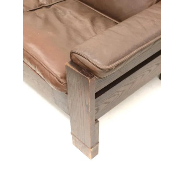 Mid-Century Modern Sofa in Leather by Harry De Groot for Leolux, 70s For Sale - Image 3 of 6