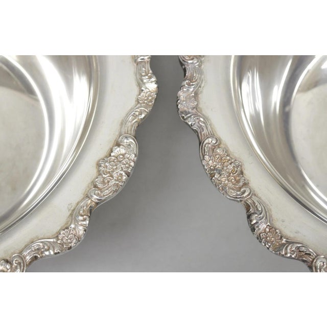 Mid 20th Century Towle Victorian Silver Plated Punchbowl Champagne Chiller Ice Bucket - A Pair For Sale In Philadelphia - Image 6 of 17