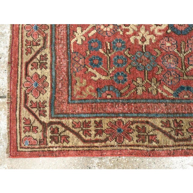 Early 20th Century Galerie Shabab Collection Early 20th Century East Turkestan Khotan Throw Rug For Sale - Image 5 of 6