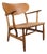CH22 Armchair in Oak with Seat in Paper Cord by Hans J. Wegner for Carl Hansen & Son, Denmark, 1950s For Sale