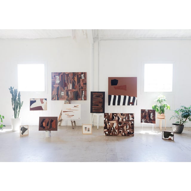 Contemporary "It's Complicated, No.2" Abstract Painting on Canvas For Sale - Image 3 of 3