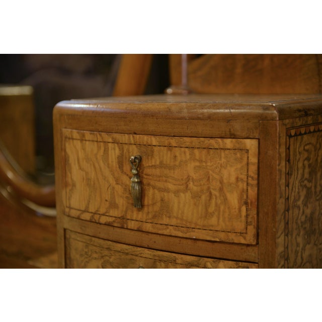 1930s Art Deco Cheval Mirror attributed to Octave Dupont, 1930s For Sale - Image 5 of 15