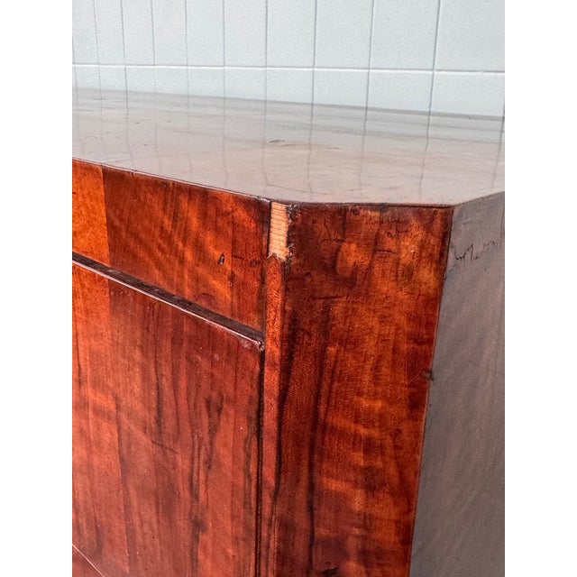 Biedermeier Style Chest of Drawers in Walnut For Sale - Image 9 of 18