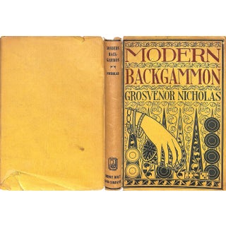 "Modern Backgammon" 1928 Nicholas, Grosvenor For Sale
