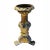 Late 20th Century Hand Carved Wood Candlestick From India, in Gilt Rustic Finish For Sale - Image 9 of 11