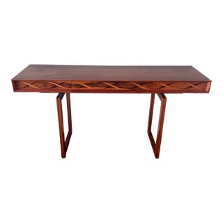 David Linley Helix Console With Drawer For Sale