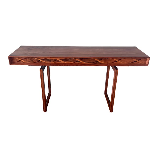 David Linley Helix Console With Drawer For Sale