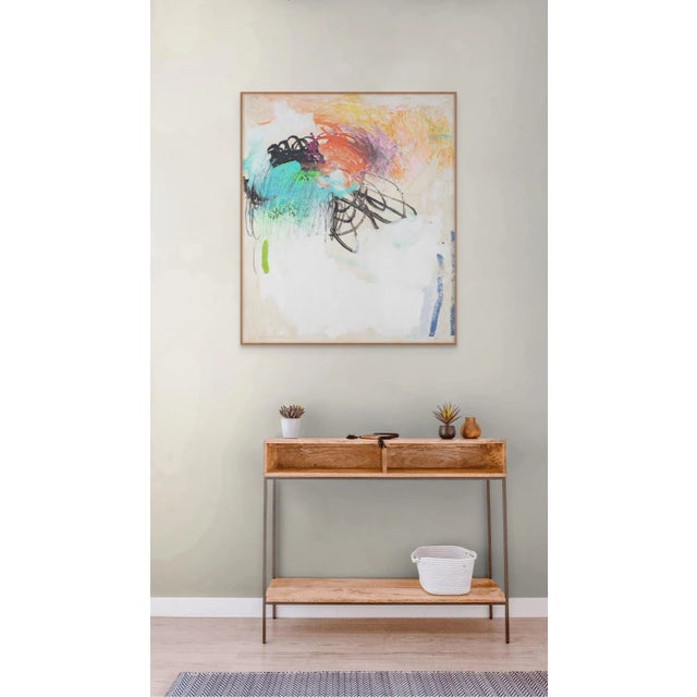 Contemporary Abstract Acrylics/Mixed Media on Canvas "Tt" by Carolina Alotus For Sale - Image 4 of 7