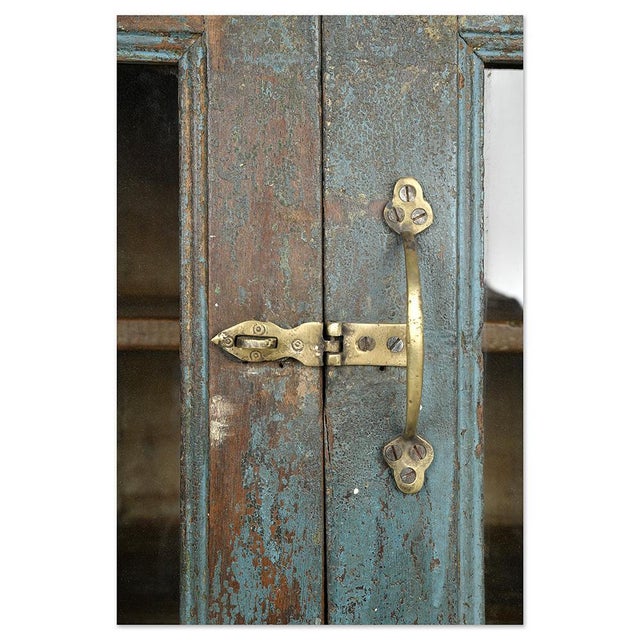 Showcase Buffet in Patinated Wood For Sale - Image 6 of 9