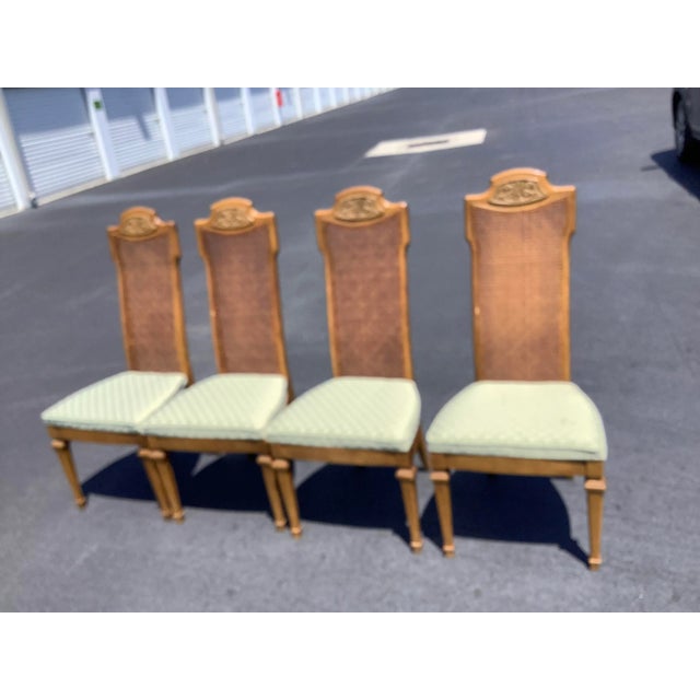 Mid-Century Modern 1970s Mid Century Dining Chairs- Set of Six For Sale - Image 3 of 9