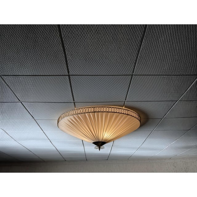 Large Mid-Century Finnish Model K5-27 Flush Mount by Paavo Tynell for Idman, 1950s For Sale - Image 13 of 16